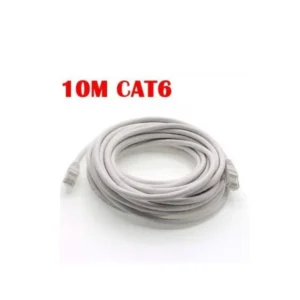 Câble Réseau Ethernet RJ45 CAT6 – 10 Mètres | Haut Débit Gigabit, Cordon de Brassage